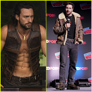 Aaron Taylor-Johnson's Ripped Abs On Display In New 'Kraven the Hunter' Photos, Appears at NY Comic Con