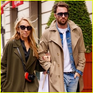 Aaron Taylor-Johnson &amp; Wife Sam Make One Stylish Couple During Outing in Paris