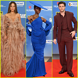 Host Rita Ora, Jodie Turner-Smith, Aaron Taylor-Johnson &amp; More Attend MTV EMAs 2024